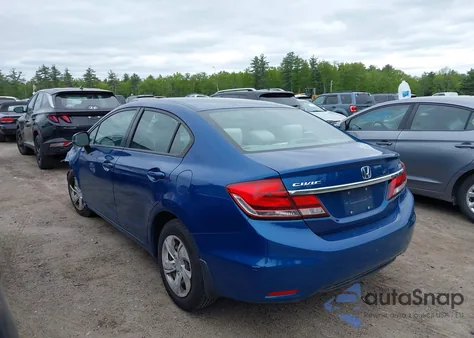 2013 Honda Civic Lx из США, поврежденный, VIN 2HGFB2F52DH585282